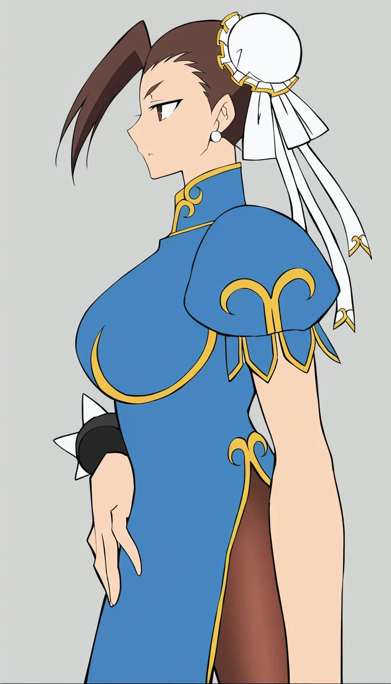 Cammy from street fighter being llicked by Chun-Li