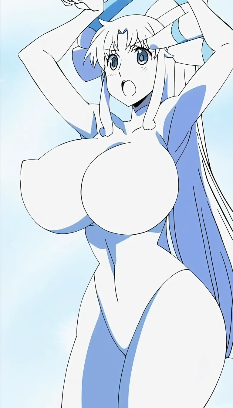 Yamato_(one_piece), big breasts , gigantic ass, paw_pose