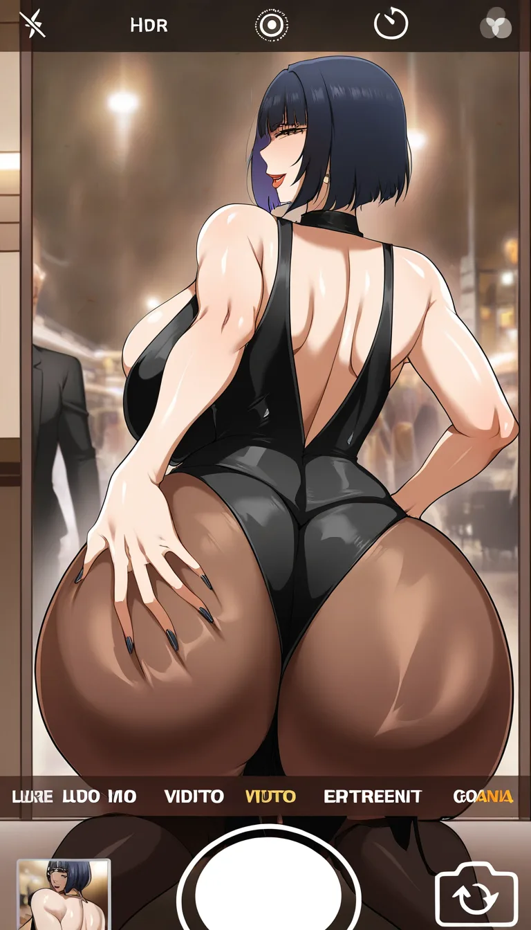 Woman 21 years, as latina haved pretty face, have huge boobs, huge breast, medium black hair straight, curvy huge body, huge ass, she wears bleu jean with black suit so sexy, attractive class luxury woman she is walking in street to attract men's surrounded here and she is smile s
(second photo_(object) she is sitting in coffee with a man and fliter him and she makes her hand on his hand as horny, hentai_studio_quality