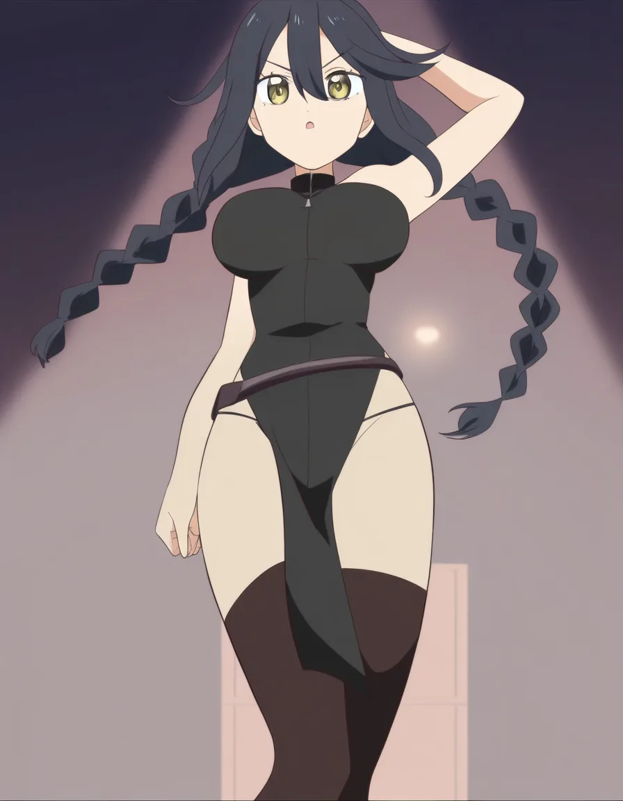 dark blue braided hair japanese milf with large breasts and about 40 years old has super hard sex with a fit japanese man with black hair, (anime style:1.3), 2d, anime screencap, cel shading, flat color, @00osamio00