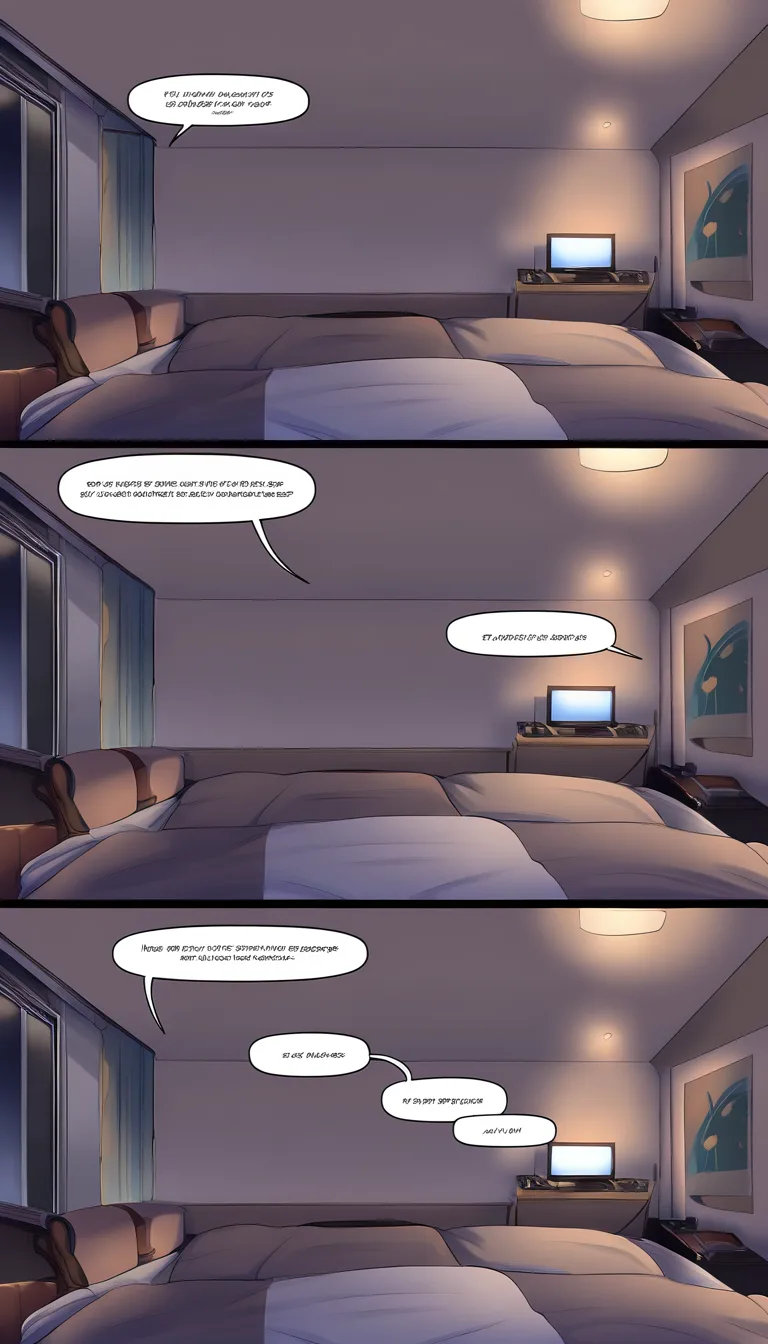 Masterpiece, best quality, ultra-detailed, detailed background, intricate details, 3-panel sequence, sex scene, art by Manno, rich colors.
Scene 1: A male student caresses a girl lying in bed; she is secretly enjoying it. Scene 2: The boy has intercourse with the girl in the missionary position. Scene 3: The boy thrusts his hips vigorously and ejaculates inside her. Includes Japanese sound effects, speech bubbles, and dialogue. Set in a bedroom within an apartment., hentai_studio_quality