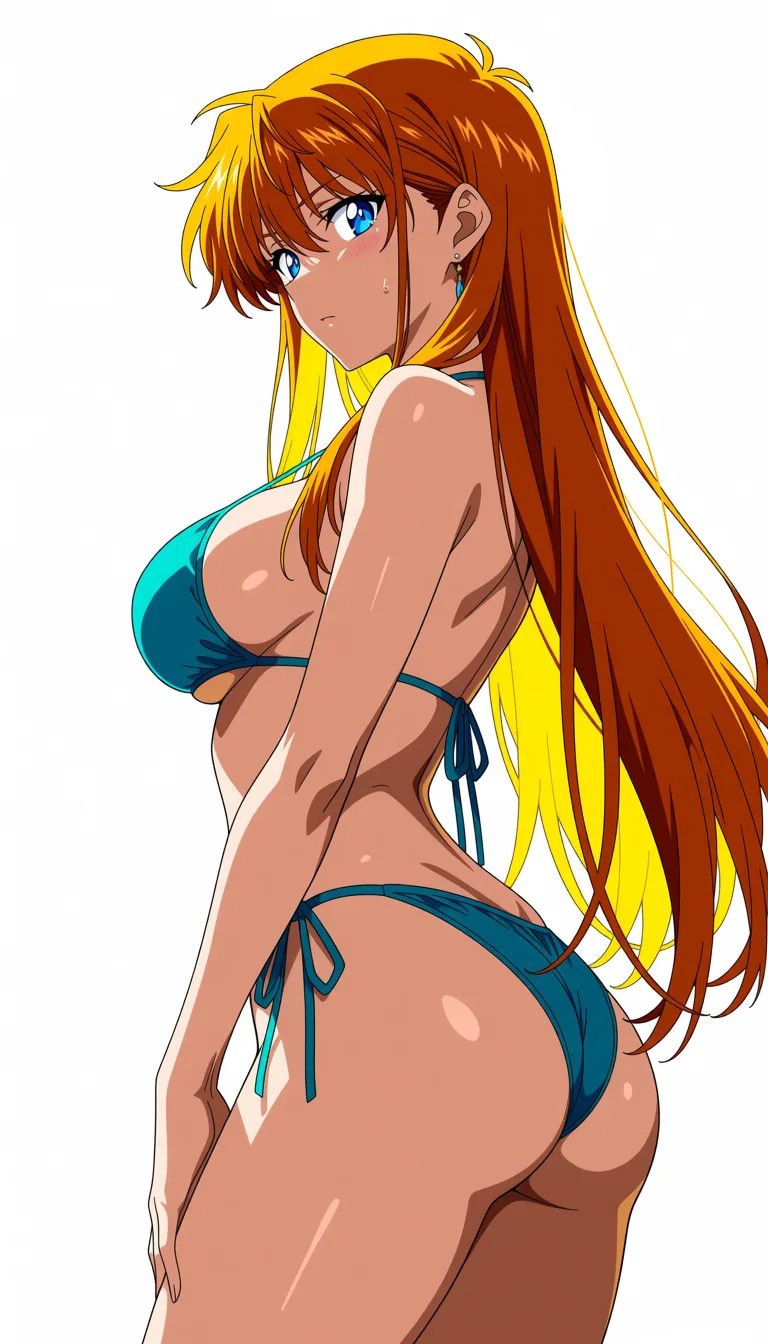 the top of the garment opens, revealing her large breasts and nipples, continuous movement, huge breasts bouncing up and down, the woman bounces up and down lightly and gently.