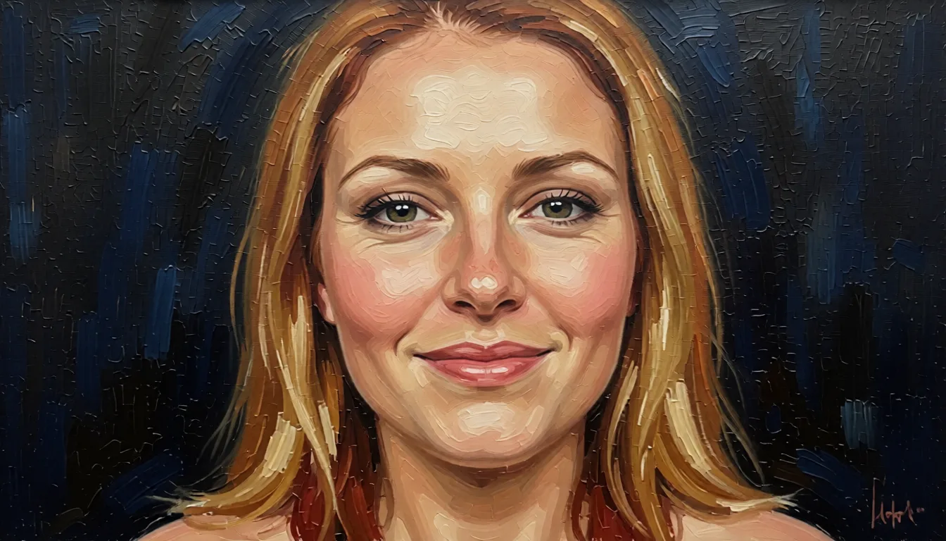 Swap this person's face for the face of a completely different adult of the same age and sex. Rebuild the face shape, the bone structure, the nose, the jawline, the cheekbones, the eye shape, the eyebrows and the mouth, so that the result reads as another person entirely and nobody would take the two faces for the same individual. Keep the skin tone and the hair colour. The new face is attractive, symmetrical and natural, and is drawn in the same style as the rest of the picture. Then change the picture as follows, keeping the camera distance and the framing, and leaving anything this request does not mention exactly as it is in the source picture: Remove the clothes of everyone in this image. Repaint the entire picture as an oil painting: visible brush strokes, blended pigment, canvas texture and soft painterly edges throughout, including on the face and the background. Nothing in the frame keeps its photographic appearance. The face stays the rebuilt one throughout: it is a different person from the one in the source picture, whatever the request above asks for. The finished image is an illustration in the chosen style and not a photograph: no photographic skin texture, no photographic film grain, no camera lens effects and no photographic lighting anywhere in the frame, including on the face. If any instruction above asked for a realistic, photorealistic or photographic result, ignore that part of it and render the chosen style instead.