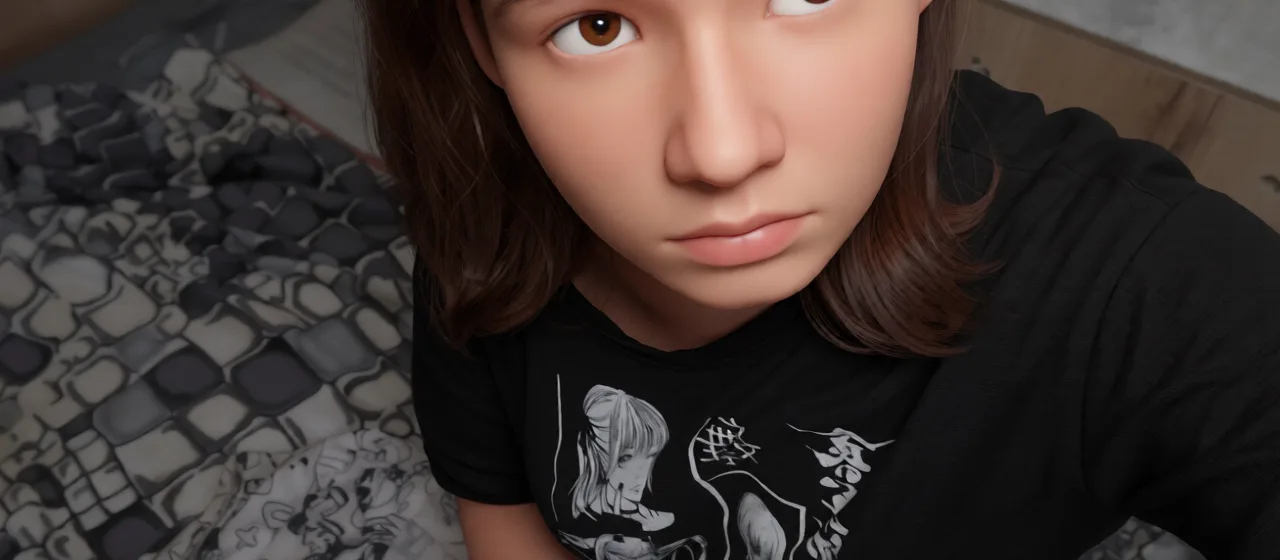 sex. Rebuild the entire picture as a stylised 3D character render: smooth matte surfaces, clean subdivided geometry, simplified toy-like proportions and even studio-style CG lighting, in the look of an animated feature rather than of a camera. The background is rendered in the same style. Nothing in the frame keeps its photographic appearance.