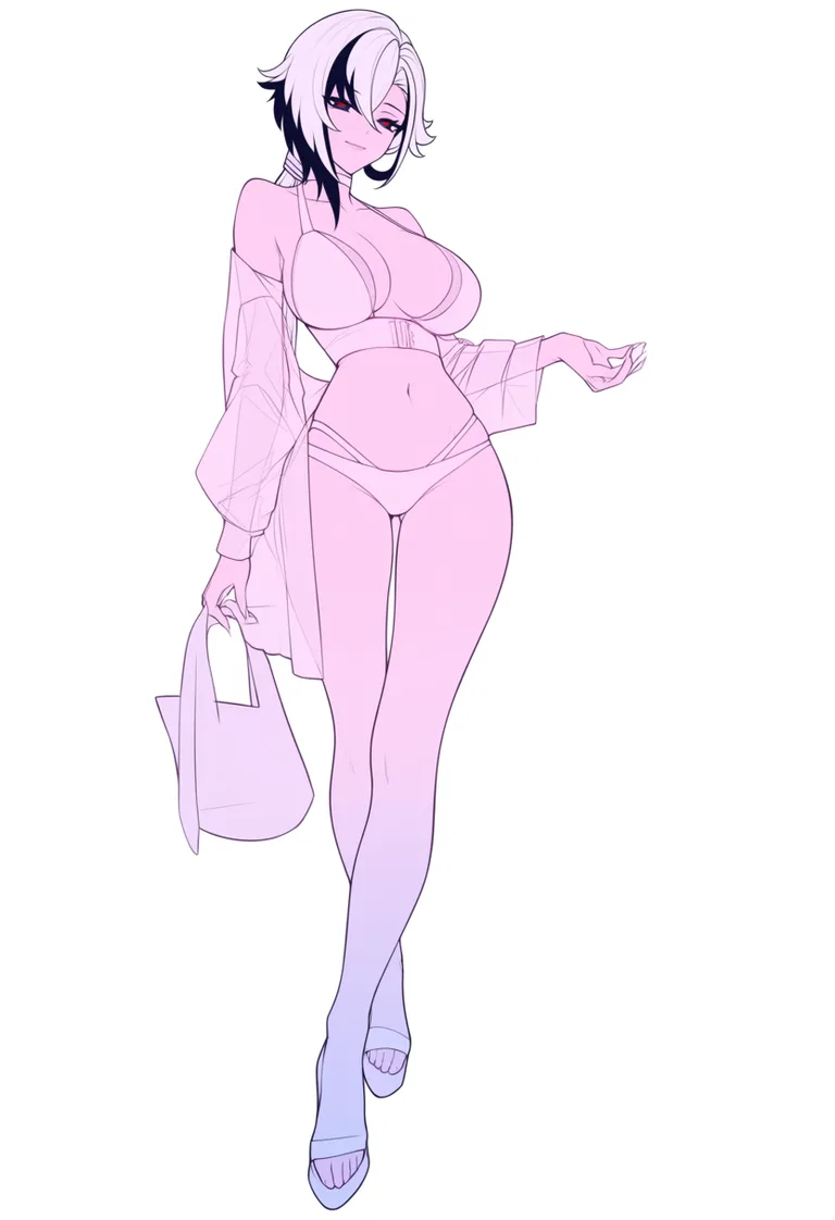 masterpiece, best quality, score_7, newest, webtoon, manhwa, digital coloring, 1girl, cum_on_breasts ahegao shibari
arlecchino (genshin impact), clean vector lineart, soft gradient cel shading, pastel palette, gentle ambient light, minimal background