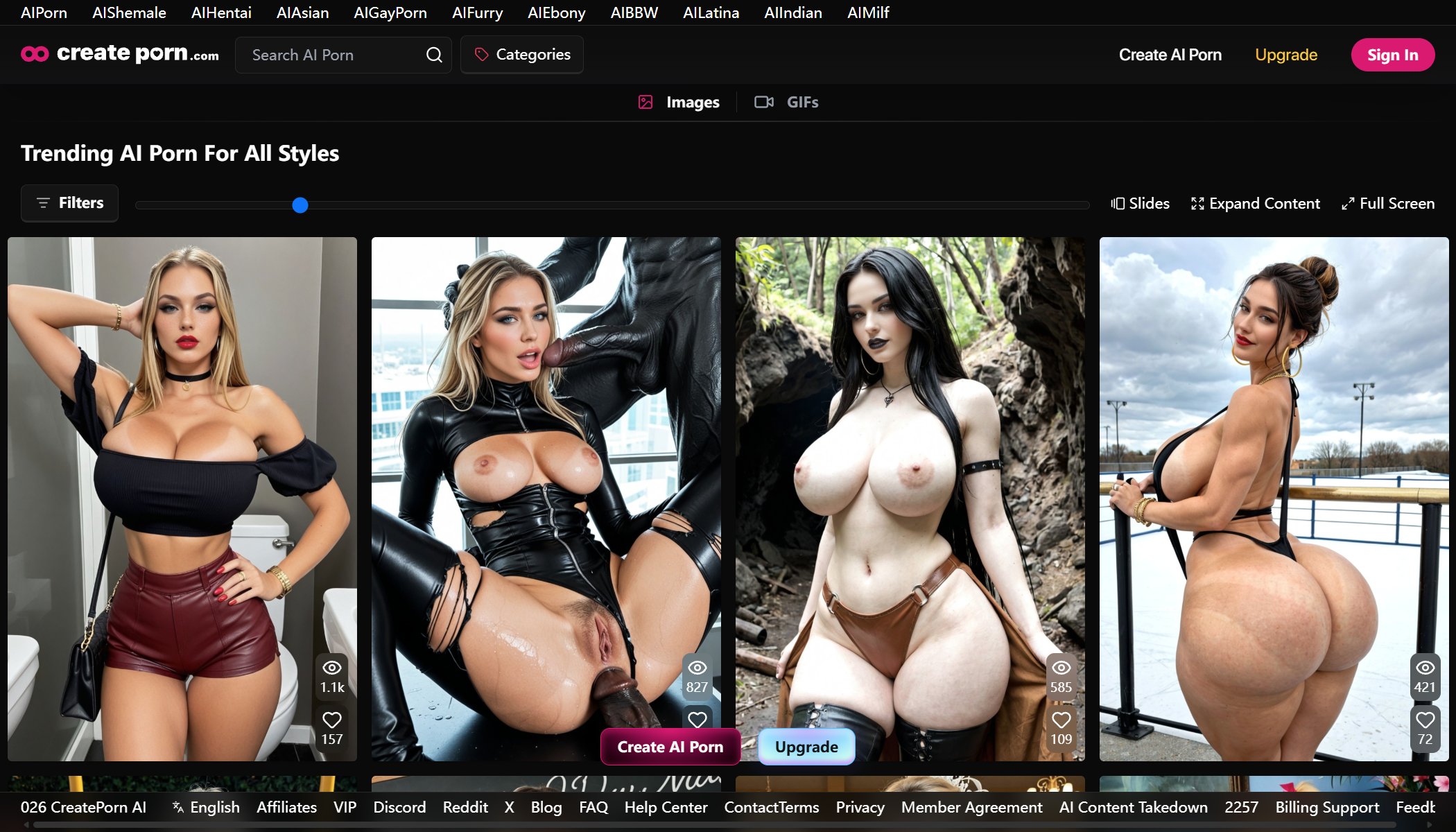 FantasyGF homepage