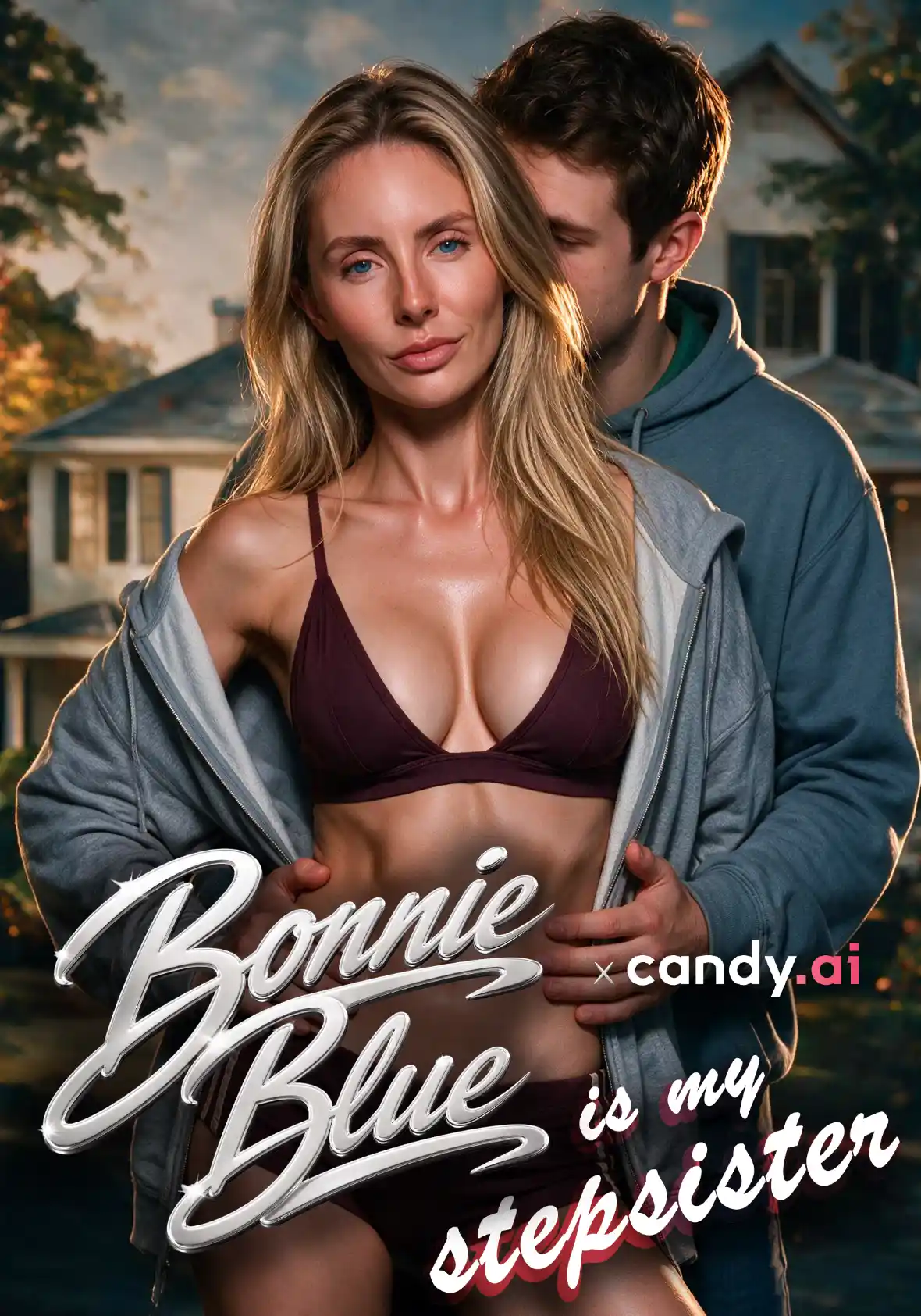 Bonnie Blue is My Stepsister — AI porn shorts series on candy-ai