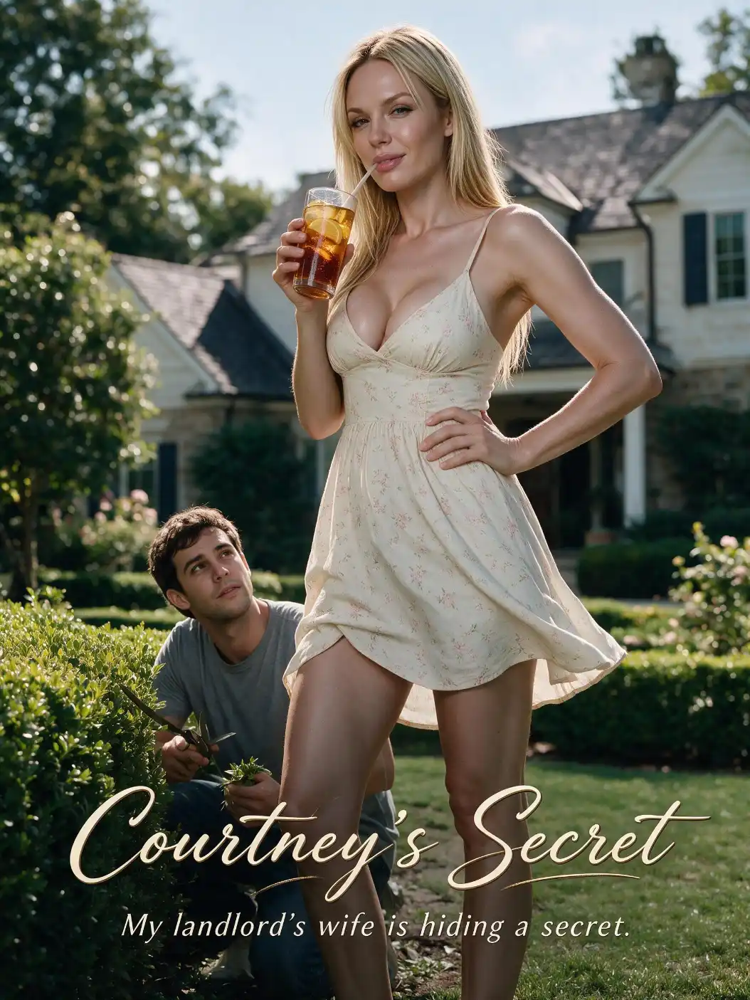 Courtney's Secret — AI porn shorts series on candy-ai
