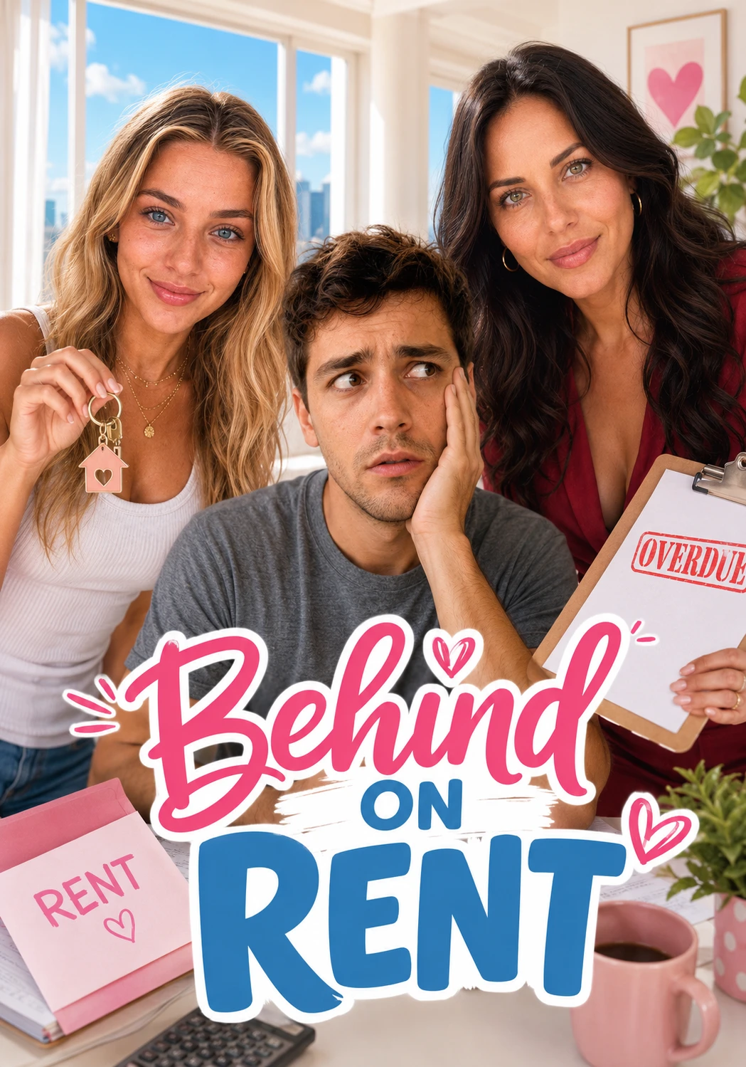 Behind on Rent — AI porn shorts series on candy-ai