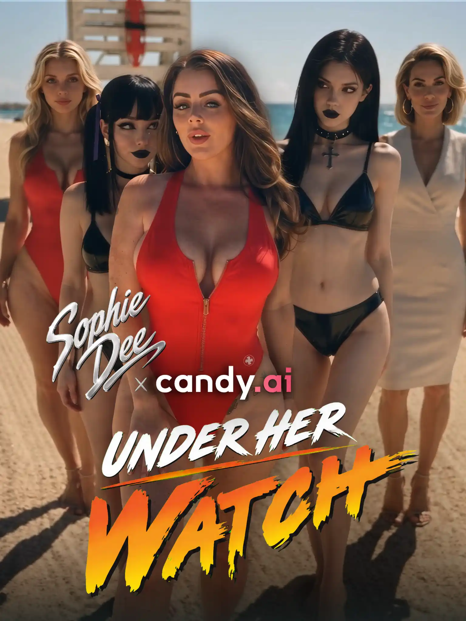 Under Her Watch — AI porn shorts series on candy-ai