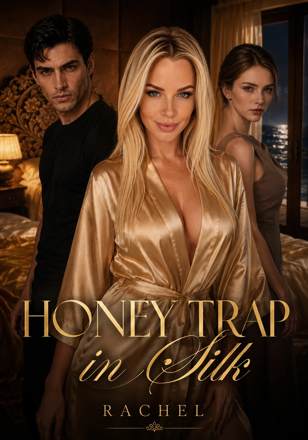Honey Trap in Silk — AI porn shorts series on candy-ai