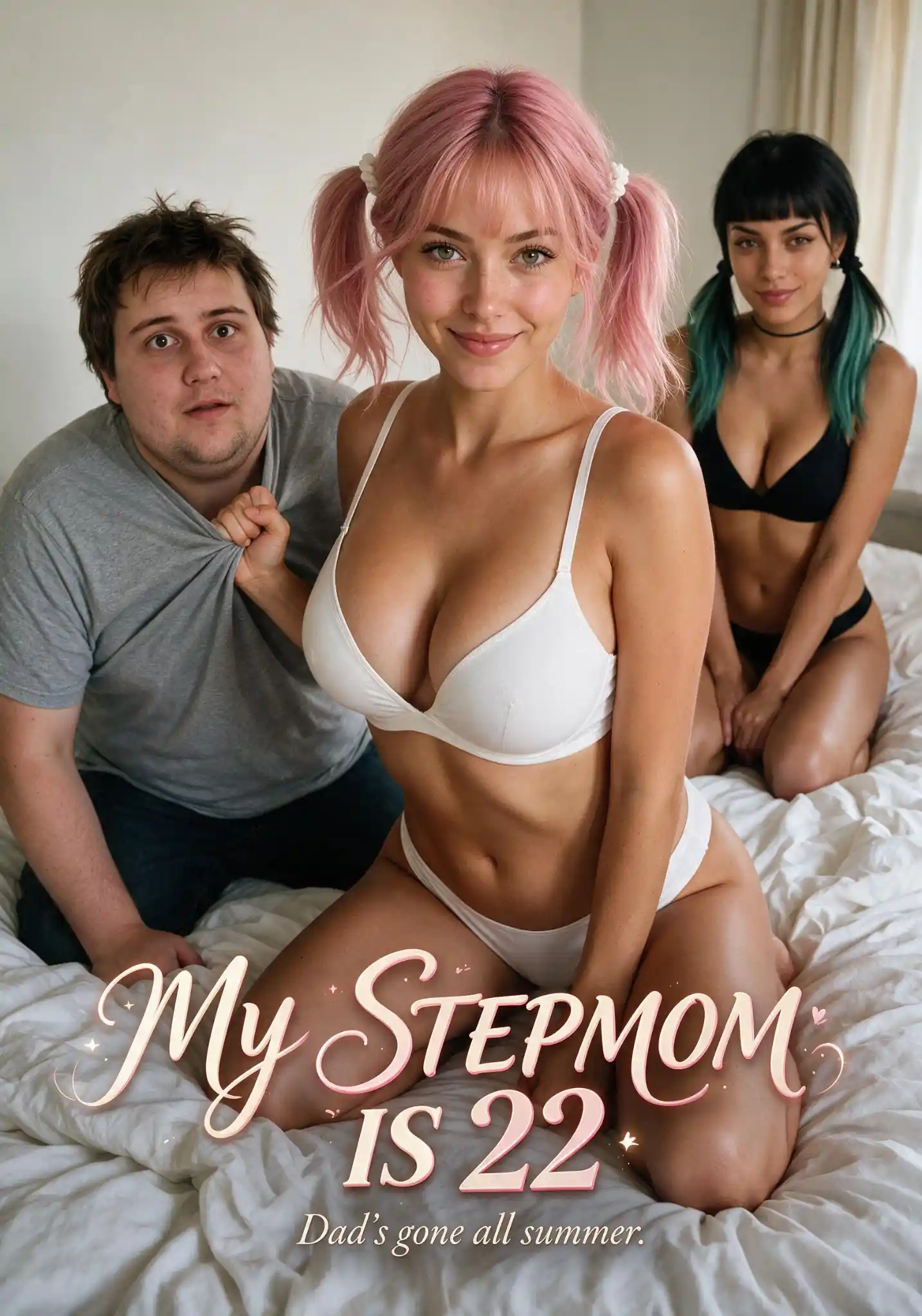 My Stepmom Is 22 — AI porn shorts series on candy-ai